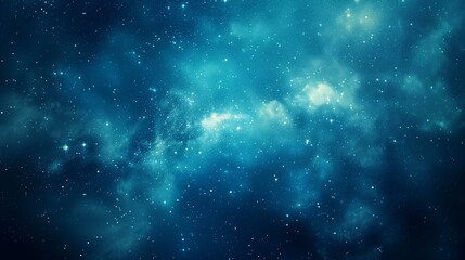 Naklejka premium Stunning Deep Space Nebula and Stars Digital Illustration for Astronomy and Science Fiction Themes