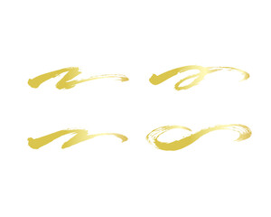  Under line,grunge,hand drawn,brush paint,set,vector