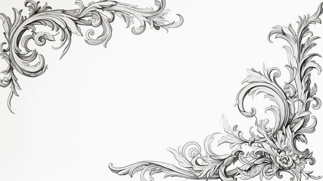 カリグラフィックの花柄テクスチャー8