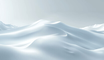 Futuristic Abstract Landscape with Shiny Lines and Motion Blur