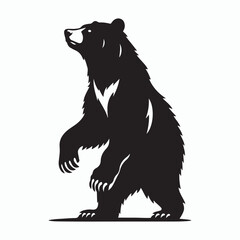 bear silhouette vector