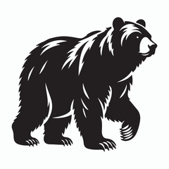 bear silhouette vector