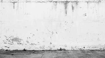 Obraz premium Texture of a blank white concrete wall with space for text