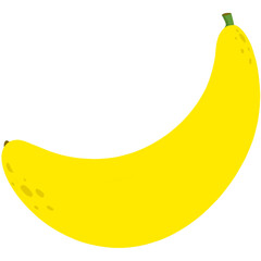 Banana cartoom 2d png transparent