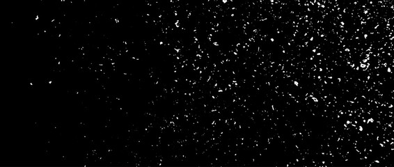 Gritty grunge gradient splash texture. White grain overlay background. Distressed noise surface with dust, sand, particles, specks, speckles. Rough dirty granule backdrop. Vector