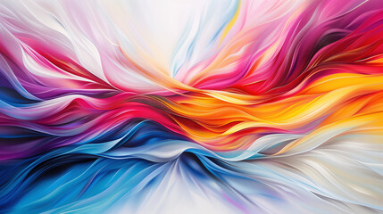 Obraz premium ”カラフルな光が調和する背景.