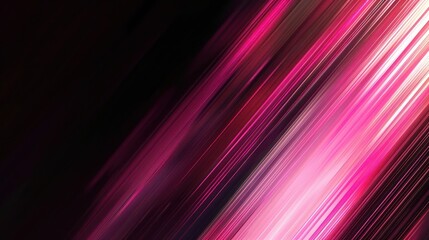 Fototapeta premium Abstract Background, gradient blurs with high contrast from vibrant neon pink to deep black, creating a bold and dynamic visual effect with striking transitions.