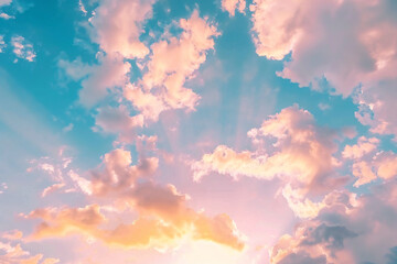 Colorful Clouds at Sunset: Capturing the Vibrant Beauty and Serene Sky of Nature's Artwork
