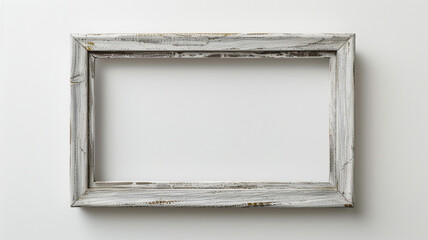 Wooden Picture Frame Isolated On White Background. wooden picture frame, isolated frame, white background, wooden frame, picture frame, frame cutout, photo frame, blank frame, wood frame, empty frame,