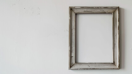 Wooden Picture Frame Isolated On White Background. wooden picture frame, isolated frame, white background, wooden frame, picture frame, frame cutout, photo frame, blank frame, wood frame, empty frame,