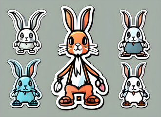 Fototapeta premium rabbit generative ai