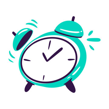 recommend clip art: Handdrawn Stationery Time Clock Illustration Icon