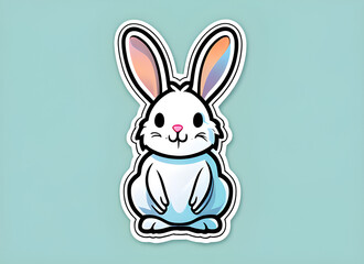 Obraz premium rabbit generative ai