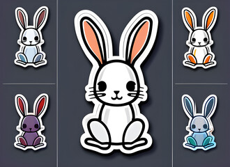 Obraz premium rabbit generative ai