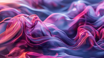 Obraz premium Abstract Liquid Glass Waves Background