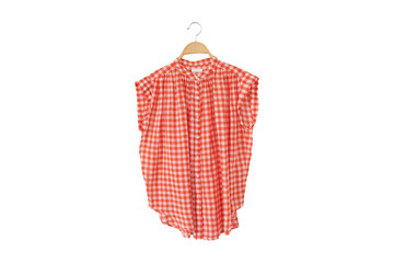 blouse on white background.