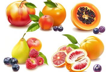 fruit vector for advertising