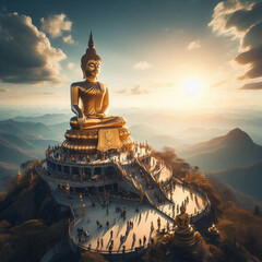 Fototapeta premium Buddha statue 2