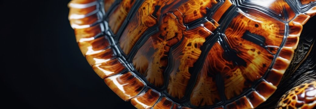 Close-up of a Turtle Shell.