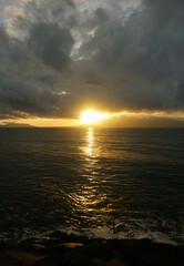 Beautiful sunrise at the beach.