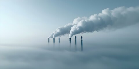 CCUS captures CO2 emissions converts and stores underground to combat climate change. Concept Carbon Capture, Utilization, Storage, Climate Change, Green Technology, Environmental Initiatives