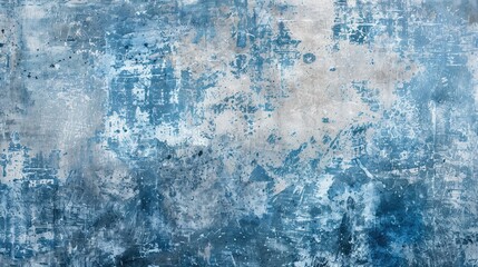 Fototapeta premium Abstract grunge concrete texture in blue and gray Loose promotional wallpaper