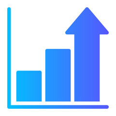 growth gradient icon