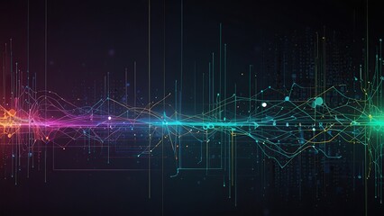 Digital technology abstract background
