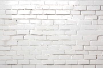 Obraz premium White vintage brick wall background, AI Generted