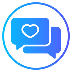 feedback gradient icon