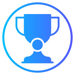 trophy gradient icon