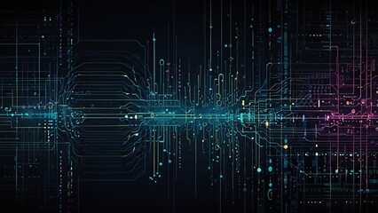 Digital technology abstract background