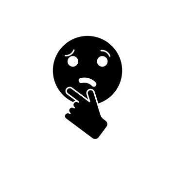 recommend clip art: skeptical concept line icon. Simple element illustration. skeptical concept outline symbol design.
