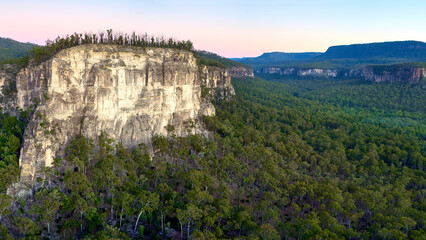 Fototapeta premium Looking up the Gorge Cliff Walls