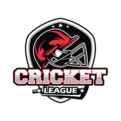 CRICKET Logo design vector
