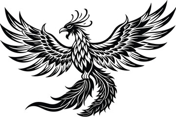 Obraz premium phoenix vector illustration