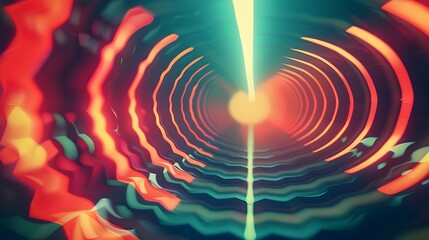 Retro Vintage Abstract Background with Geometric Shapes and Speed Motion Perspective Line