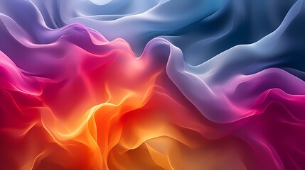 Obraz premium Abstract Flowing Swirls of Color.