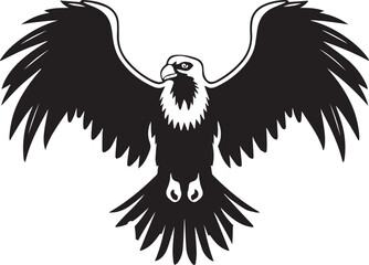 eagle on white