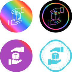 Receive Package Vector Icon