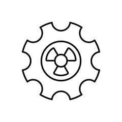 setting icon design with white background stock illustration