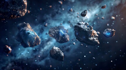 Asteroid Field in the Milky Way