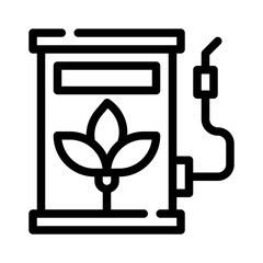 biofuel line icon