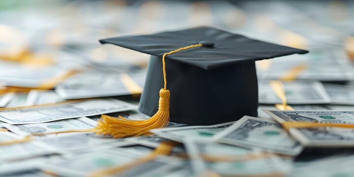 Investing in Education Scholarships for Student Success. Concept Education funding, Scholarships, Student support, Academic success, Funding opportunities