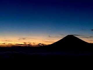Sunset of Mt. Fuji