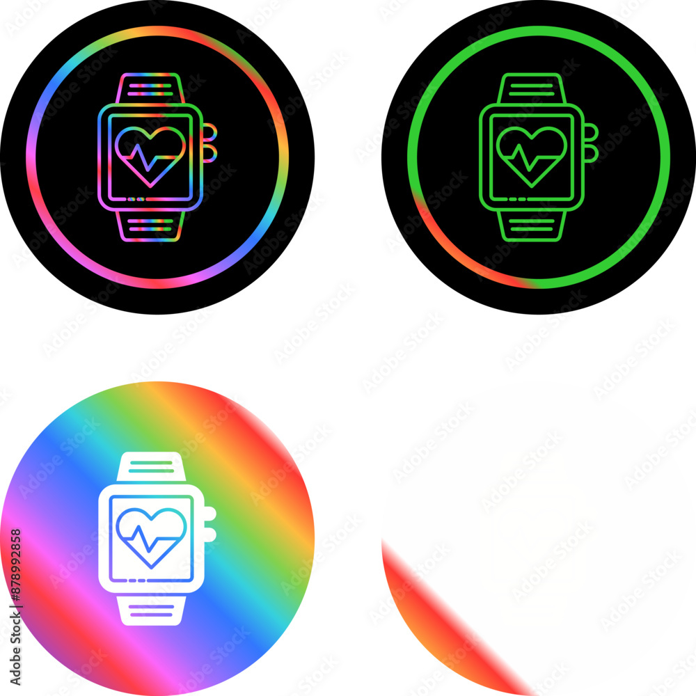 Wall mural Smartwatch Vector Icon