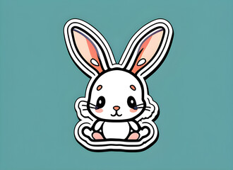 Obraz premium rabbit generative ai