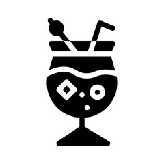cocktail glyph icon