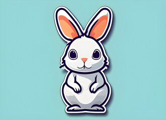Obraz premium rabbit generative ai