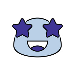 Starstruck icon design with white background stock illustration